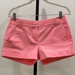 J. Crew Cotton Chino Shorts - Vintage-Washed Pink